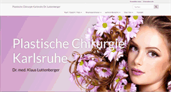 Desktop Screenshot of plastische-chirurgie-karlsruhe.de