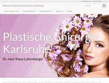 Tablet Screenshot of plastische-chirurgie-karlsruhe.de